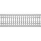 Ekena Millwork Fiberthane Oxford Balustrade Railing Kit, Style N (7 1/2" On-Center Spacing to Pass 4" Sphere Code) BALK42X144OXN - alternate 3